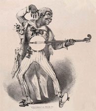 Minstrel karikatyr.